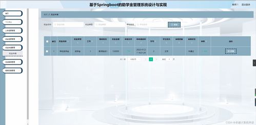 基于Spring Boot的助学金管理系统设计与实现